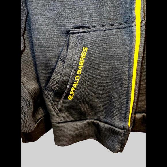 BUFFALO SABRES JACKET Mens Small Carl Banks GIII Sports Full Zip NHL Blue/Gold - Picture 5 of 6